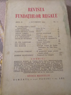 CI. Revista Fundatilor Regale octombrie 1945 foto