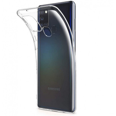 Husa TPU Tech-Protect FLEXAIR CRYSTAL pentru Samsung Galaxy A21s, Transparenta foto