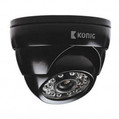 Camera de securitate tip Dome, 700 TVL, LED, senzor 1/4 CMOS foto