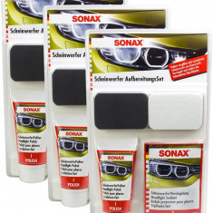 Set 3 Buc Sonax Kit Pentru Reparația Si Intreținerea Farurilor 405941