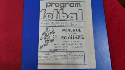 program Minerul Lupeni - Olimpia SM foto