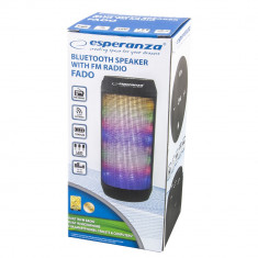 Boxa bluetooth, Esperanza, Lumina de fundal, Led foto