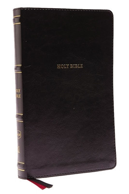 Nkjv, Thinline Bible, Leathersoft, Black, Red Letter Edition, Comfort Print: Holy Bible, New King James Version foto
