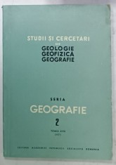 STUDII SI CERCETARI DE GEOLOGIE , GEOFIZICA , GEOGRAFIE , SERIA GEOGRAFIE , NR. 2 , TOMUL 18 , 1971
