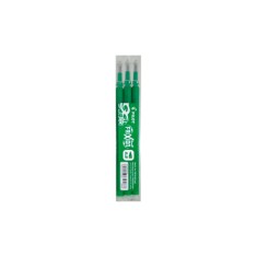 Rezerva roller Pilot Frixion Clicker 0.5 mm, 3 bucati set ,verde