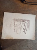 SI DACA RAMURI BAT IN GEM, PARTITURA, CUVINTE MIHAI EMINESCU, CCA 1900