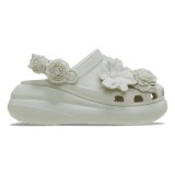 Saboți Crocs Crush Bouquet Clog Bej - Linen