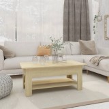 VidaXL Măsuță de cafea, stejar sonoma, 102x55x42 cm, lemn prelucrat