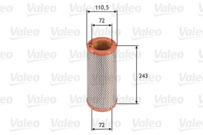 VALEO 585612 Filtru aer foto