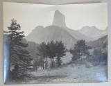 Gustave Oddoux &quot;Dauphine - Le Mont Aiguille&quot;, Muntii Alpi fotografie originala cca 1900