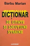 Dictionar de citate si locutiuni straine - Barbu Marian