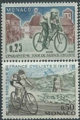 C3342 - Monaco 1963 - Sport - ciclism neuzat,perfecta stare foto