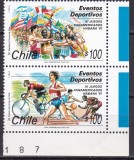 Chile 1991 sport MI 1441-1442 MNH