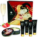 Shunga Kits-Secret Geisha Kit Căpșuni și Cava