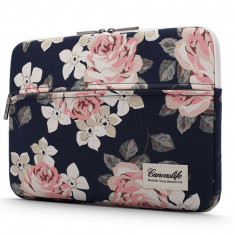 Canvaslife Laptop Laptop Case Bag 13' 14" Flori Trandafiri