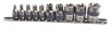 Set 10 tubulare torx scurte 1/4&amp;quot; &amp;amp; 3/8&amp;quot; x E4 E18 CRV Topmaster Profesional