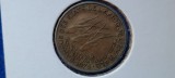 CONGO AFRICA CENTRALA 5 FRANCS 1975 ANTILOPA