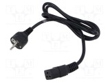 Cablu 3x1,5mm2 CEE 7/7 mufă IEC C19 mamă PVC 1,5m 16A POS