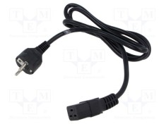 Cablu 3x1,5mm2 CEE 7/7 mufă IEC C19 mamă PVC 1,5m 16A POS