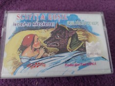 Caseta audio veche SCUFITA ROSIE-INSIRA-TE MARGARITEI-URSUL PACALIT DE VULPE,APE