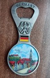 D4 - Magnet frigider - tematica turism - desfacator bere - Germania 1