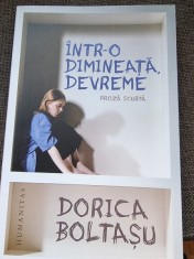 Dorica Boltasu - Intr-o dimineata, devreme foto
