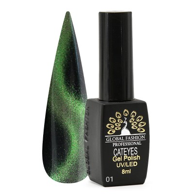 Oja semipermanenta 24D Cat Eye 8ml, 01 foto