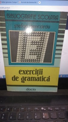 Exercitii de gramatica - Stefan Gencarau foto
