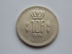 10 francs 1974 Luxemburg foto