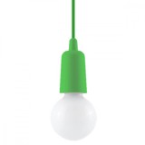 Lampă Suspendată Diego Verde Pvc 1 Bec Neregulat Modern De Interior