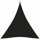 VidaXL Parasolar, negru, 5x6x6 m, țesătură oxford, triunghiular