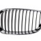 Grila radiator Bmw Seria 1 (E81/E82/E87/E88), 2007-09.2011, stanga, crom/negru, 51137166439, 200105-9