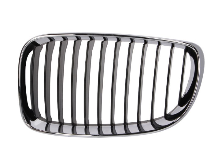Grila radiator Bmw Seria 1 (E81/E82/E87/E88), 2007-09.2011, stanga, crom/negru, 51137166439, 200105-9