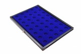 Sertar lemn inaltime 12 mm Black Lacquer pentru 40 monede de 26 mm