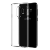 Husa de protectie pentru samsung galaxy s9 plus tpu antisoc transparent, Flippy