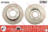 Disc frana AUDI TT Roadster (8N9) (1999 - 2006) TRW DF2805