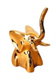 Statueta decorativa, Elefant, Auriu, 12 cm, DV02705AU