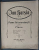 PARTITURA LEIPZIG: ION HARSIA (1888-1915): POEME LIRICE ROMANESTI PT PIAN: VALS