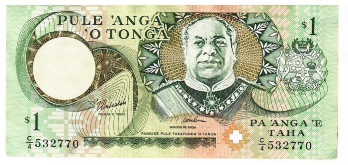 Tonga 1 Pa&#039;anga 1995 P-31d Seria 532770