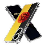Husa antisoc pentru xiaomi poco x7 pro, airbag pro, clear, belive in your own magic