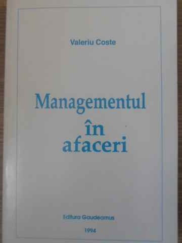 MANAGEMENTUL IN AFACERI-VALERIU COSTE