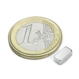 Magnet neodim bloc, 8x4x3 mm, putere 900 g, N45