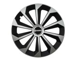 Cumpara ieftin Set 4 capace roti Fame Gri-Negru cu inel R16, pentru gama auto Daewoo, Autohelix MSA