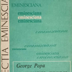 PREZENTUL ETERN EMINESCIAN-GEORGE POPA
