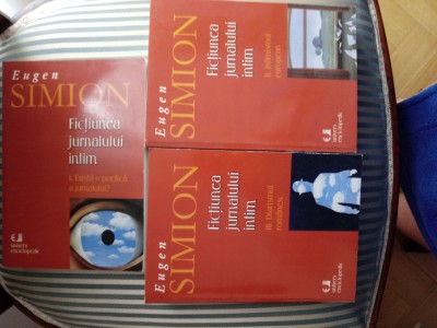 Eugen Simion Fictiunea jurnalului intim, vol. 1-3, ed. princeps foto
