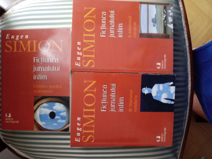 Eugen Simion Fictiunea jurnalului intim, vol. 1-3, ed. princeps