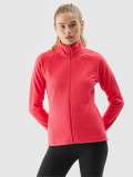 Polar cu guler regular pentru femei - roz, 4F Sportswear