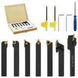 VidaXL Set unelte de strunjire indexabile, 12 piese, 8x8 mm, 70 mm