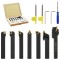 Gossi set unelte de strunjire indexabile, 12 piese, 8x8 mm, 70 mm