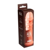 Manșon pentru extensia penisului LOLA Real Bubbles, +3 cm &icirc;n lungime, +1.5 cm &icirc;n grosime, culoarea pielii